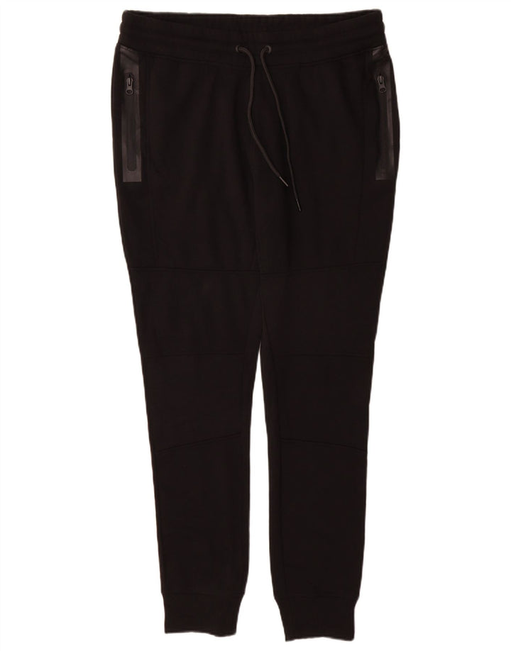 Calça de treino masculina Jack & Jones Joggers grande poliéster preto