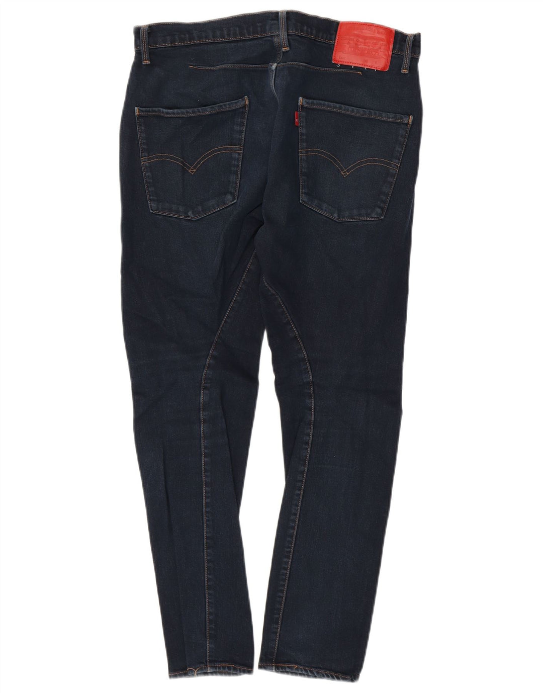 LEVI'S Masculino Banana Skinny Jeans W33 L32 Azul Marinho Algodão