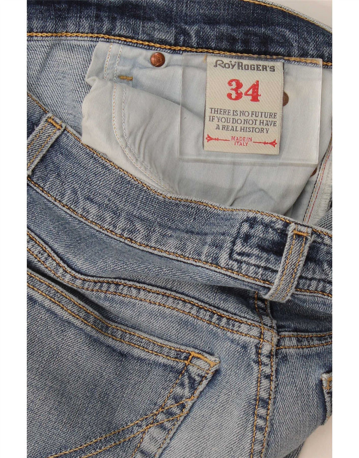 Calça jeans feminina Roy Rogers W34 L32 azul algodão
