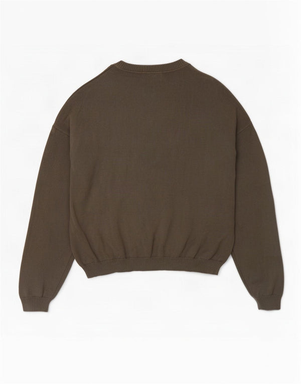Eddie Bauer Mens Crew Neck Jumper Sweater XL Grey Cotton