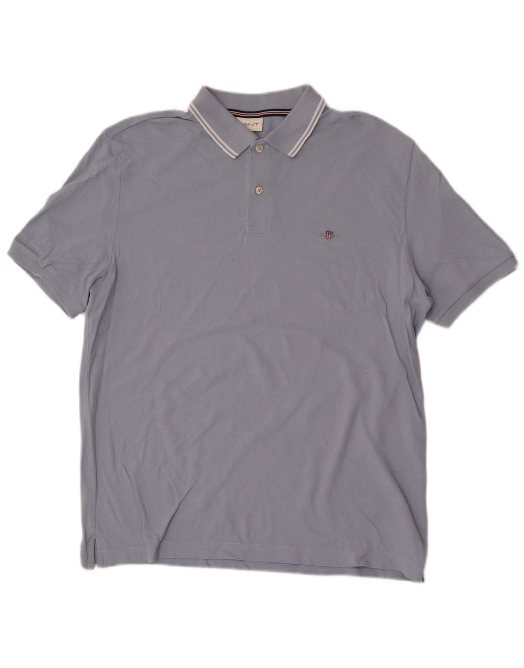 Camisa polo masculina Gant grande algodão azul