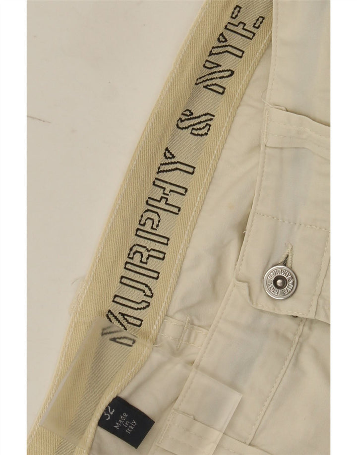 Shorts chino feminino Murphy & Nye W32 algodão bege médio