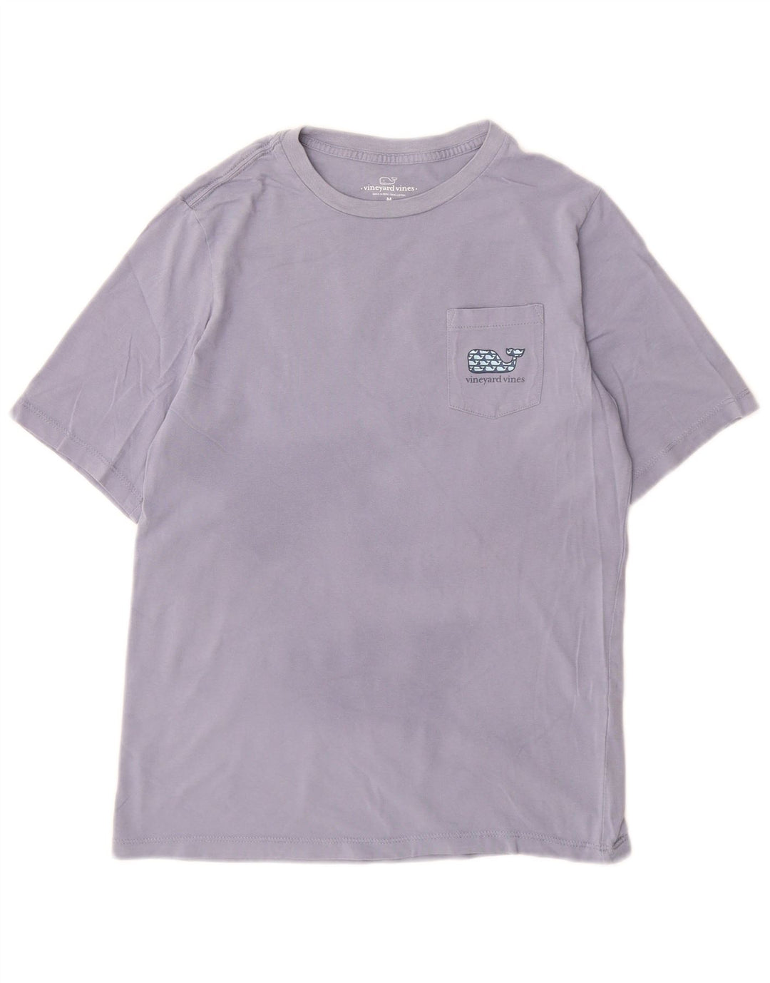 Camiseta gráfica VINEYARD VINES para meninos 12-13 anos algodão roxo médio
