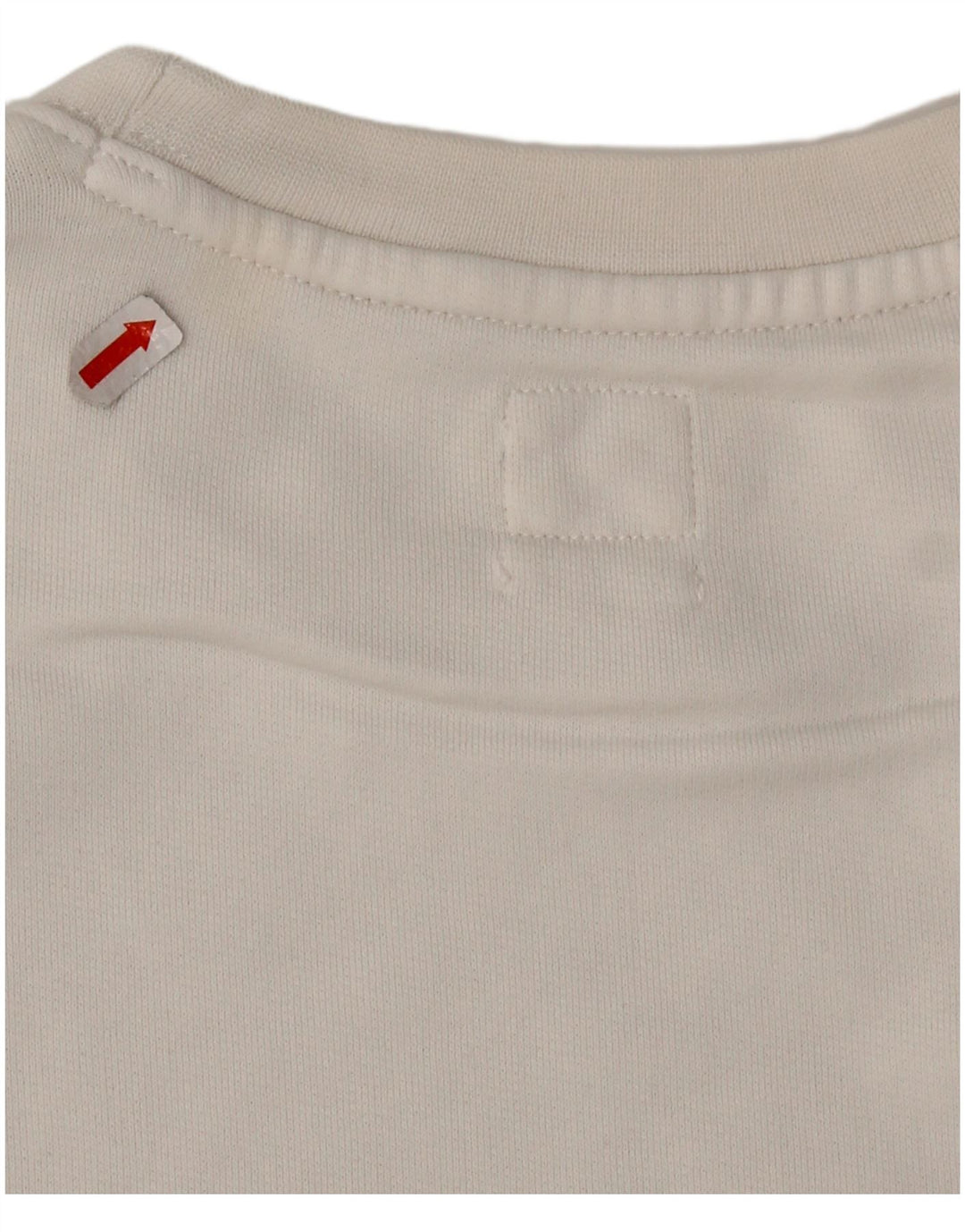 Levi's Mens Graphic Relaxed Fit Moletom Jumper XS Off White Cotton