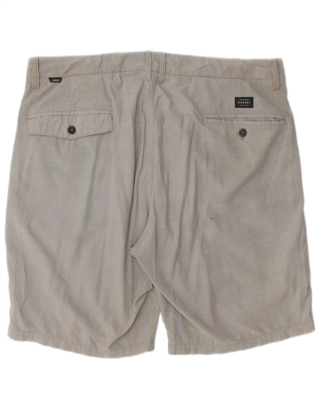 Shorts Chino Masculino RIP CURL W38 XL Cinza Xadrez
