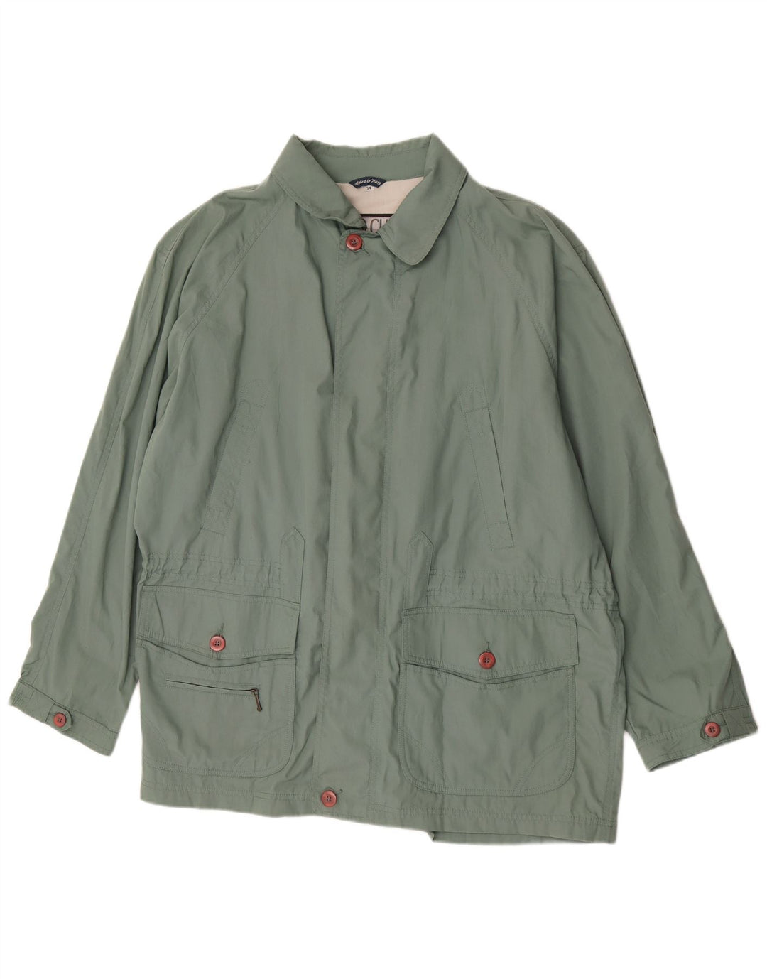 Jaqueta utilitária masculina Faciba IT 54 2XL poliéster verde