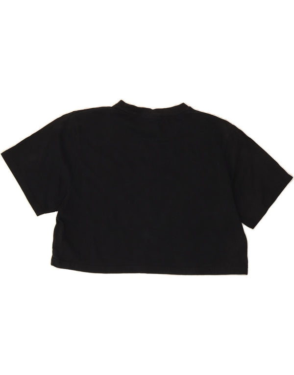 Camiseta feminina ELLESSE com estampa gráfica UK 14 grande preta
