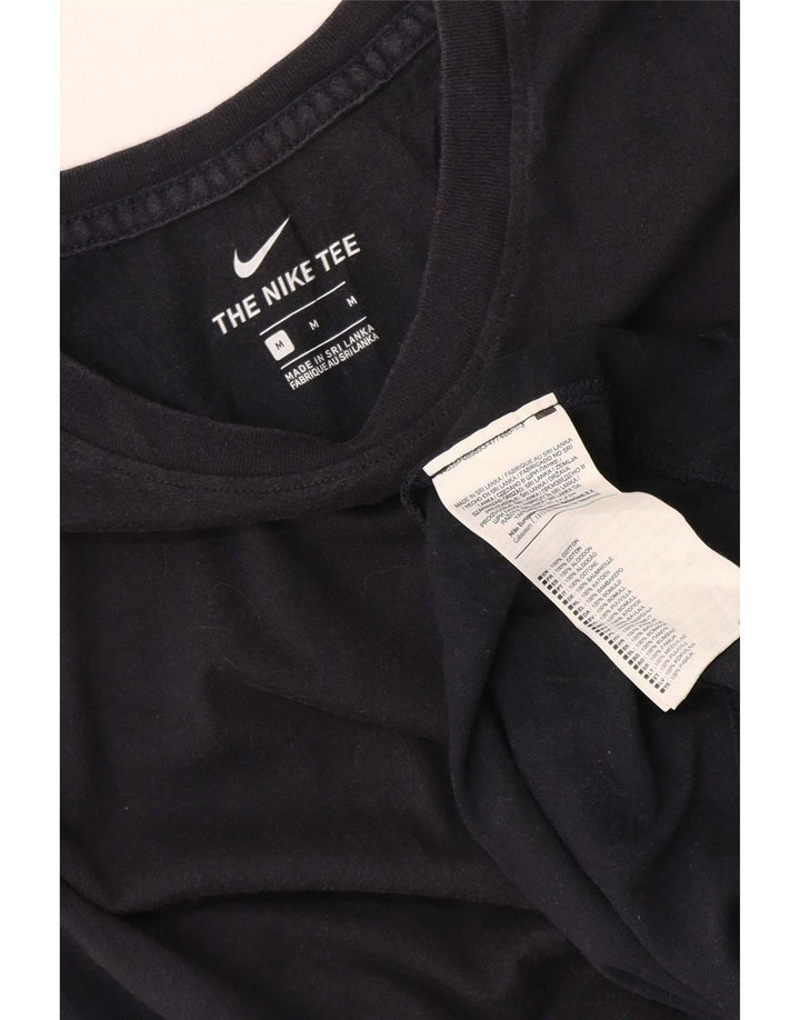 Camiseta masculina Nike Top médio algodão azul marinho