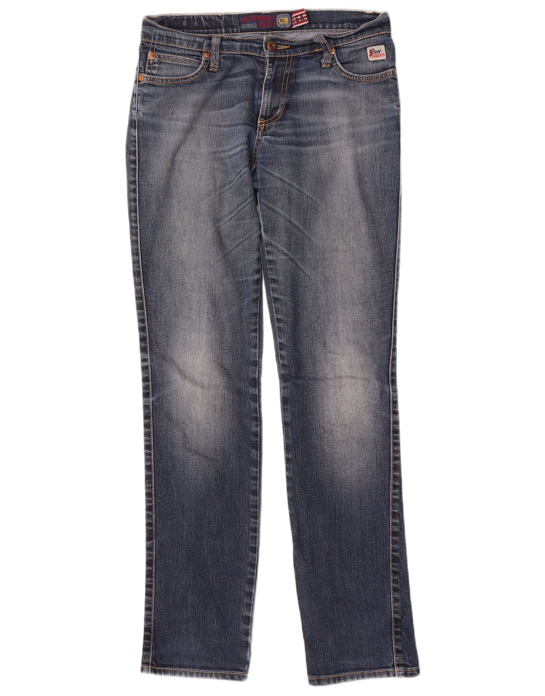Calça jeans feminina Roy Rogers W27 L32 azul marinho algodão