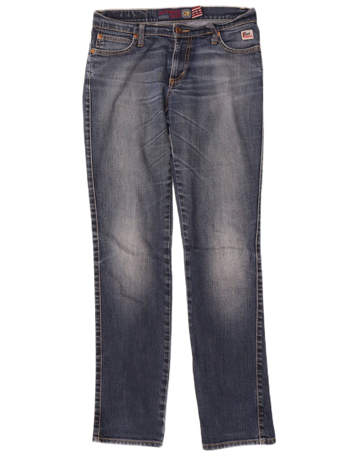 Calça jeans feminina Roy Rogers W27 L32 azul marinho algodão