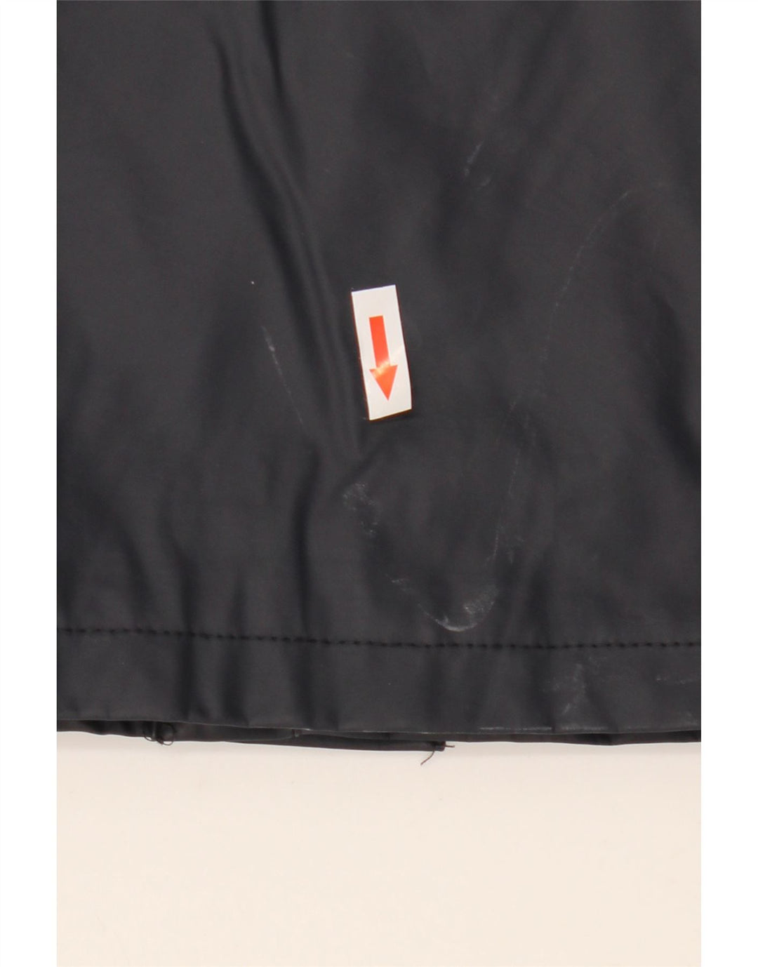 Casaco corta-vento masculino com capuz ZARA Reino Unido 40 grande poliéster azul marinho