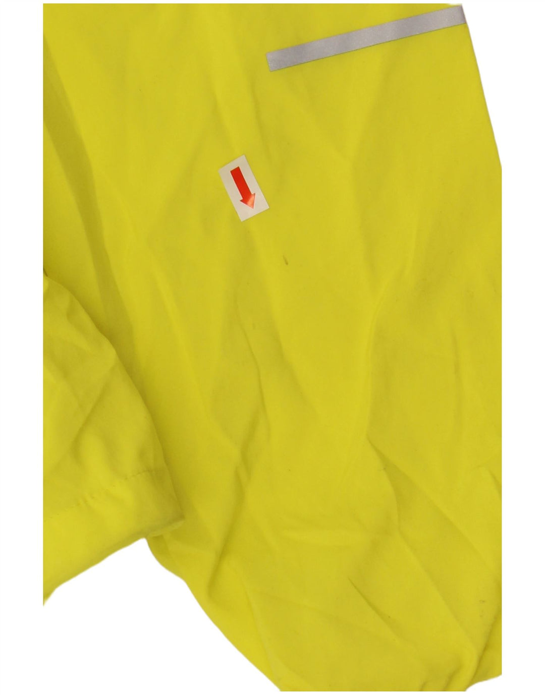 Jaqueta de chuva com capuz masculina New Balance UK 38 poliéster amarelo médio
