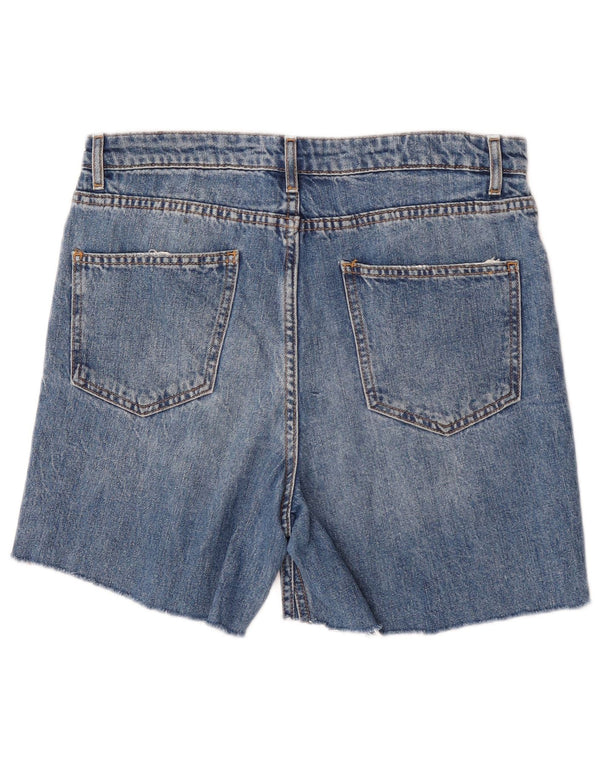 Shorts jeans feminino Zara EU 40 médio W30 algodão azul