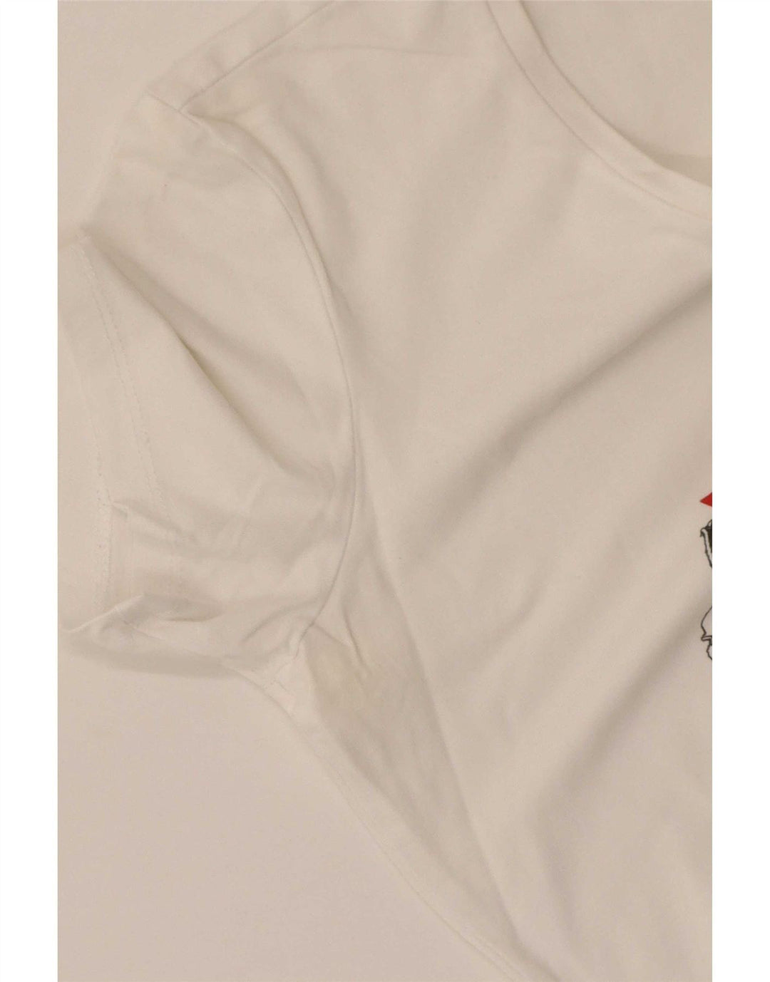 Camiseta feminina Guess com estampa gráfica UK 12 médio branco