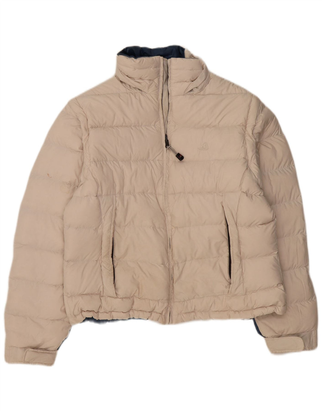 Jaqueta feminina Dolomite Crop Graphic acolchoada UK 18 XL azul colorblock