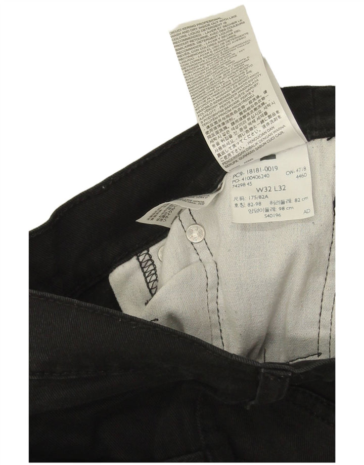 Jeans skinny masculino Levi's W32 L27 algodão preto