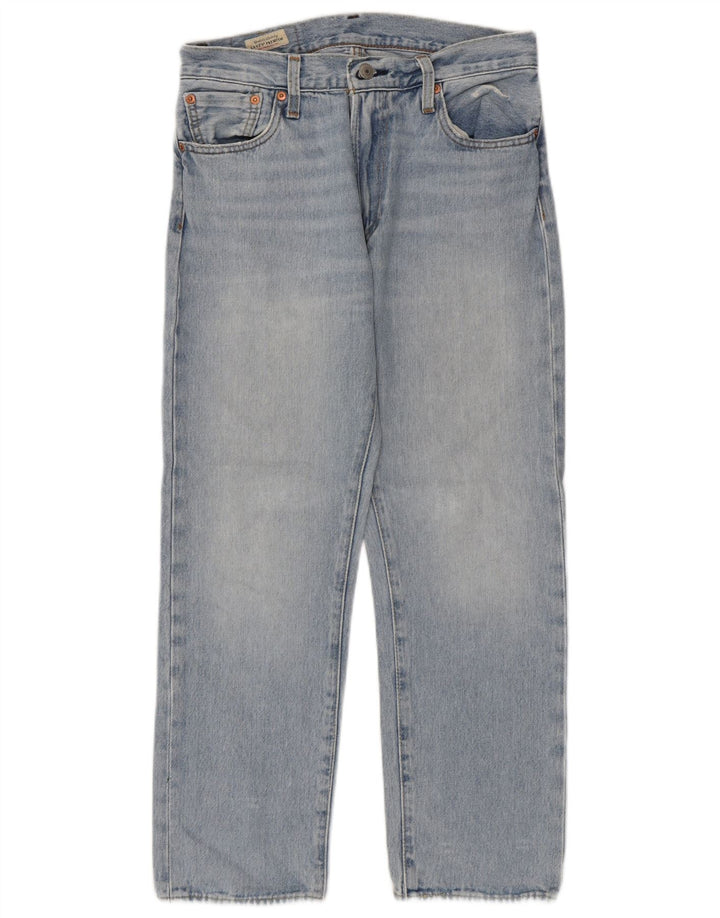 Levi's feminino 551 jeans retos W29 L27 algodão azul