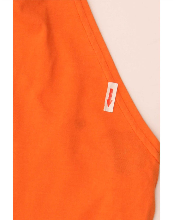 Body feminino vintage UK 8 pequeno laranja
