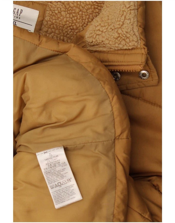Casaco acolchoado Gap Boys 12-13 Anos XL Bege Poliéster
