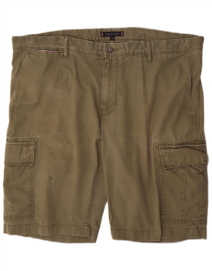 Shorts cargo masculino TOMMY HILFIGER W40 XL algodão cáqui