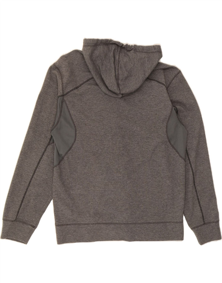 NIKE Mens Dri Fit Zip Hoodie Sweater UK 39/41 Medium Grey Cotton Vintage Nike and Second-Hand Nike from Messina Hembry 