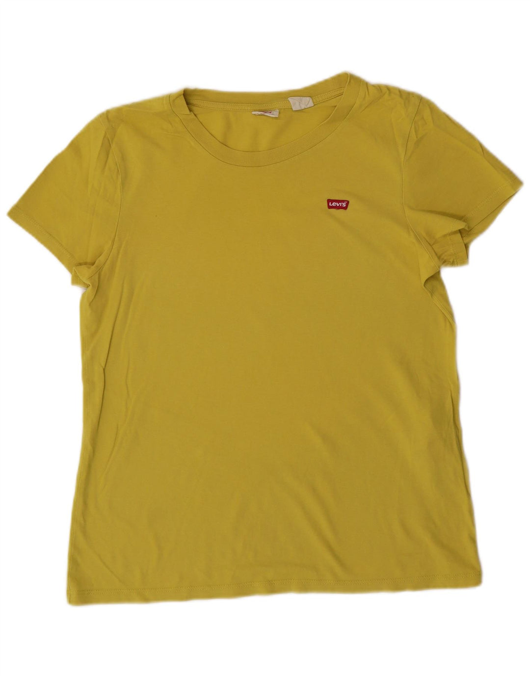 Camiseta masculina LEVI'S top pequeno algodão amarelo