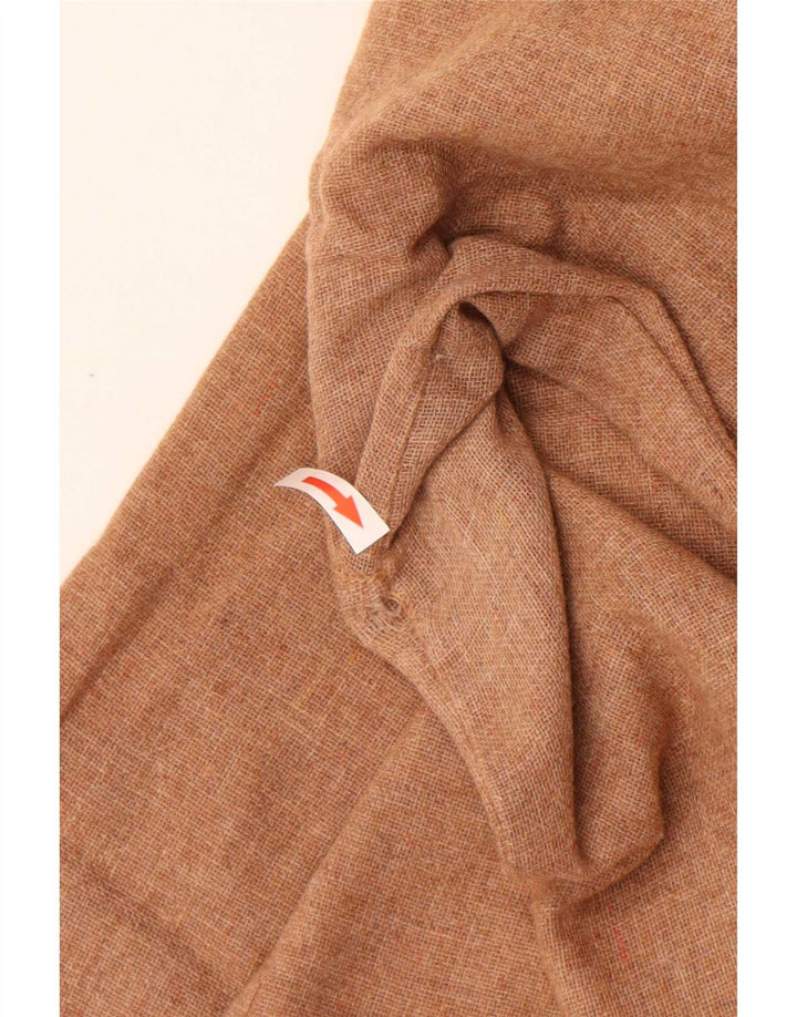 Camisa masculina vintage tamanho 39 poliéster marrom médio