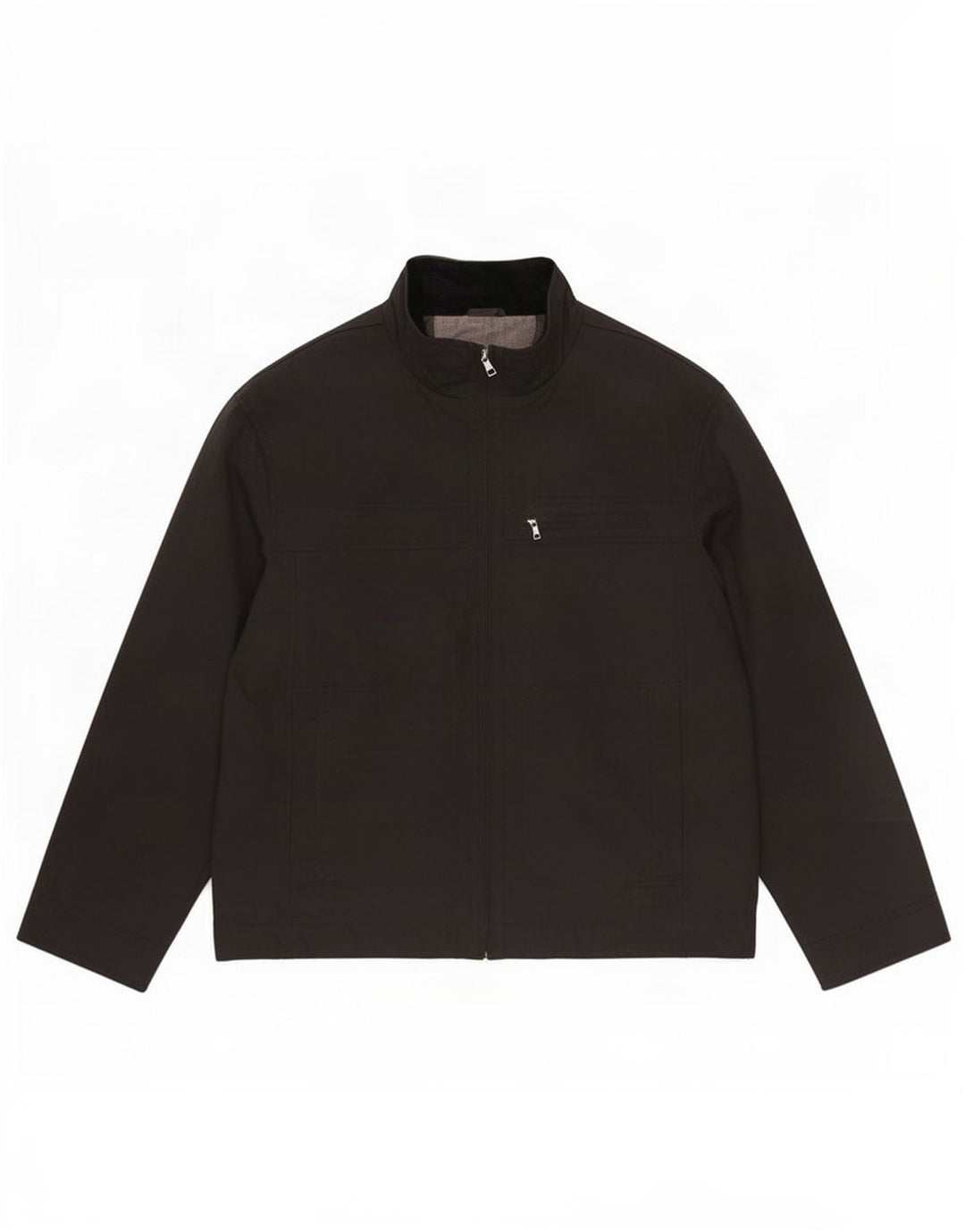 Jaqueta masculina Marks & Spencer Autograph Bomber UK 42 XL poliamida preta
