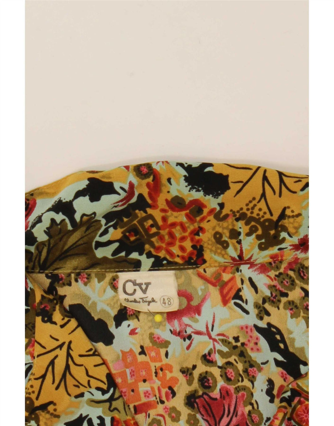 Blusa feminina Charles Vogele IT 48 XL poliéster floral multicolorido