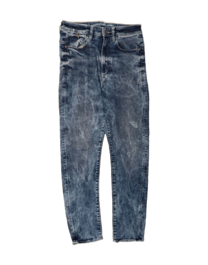G-STAR Mens Slim Jeans W30 L29 Blue Tie Dye Cotton Vintage G-Star and Second-Hand G-Star from Messina Hembry 
