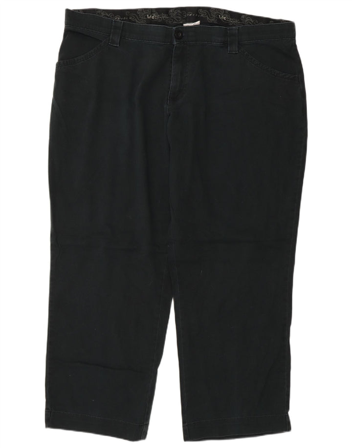 Calça feminina reta casual Lee W40 L27 azul marinho