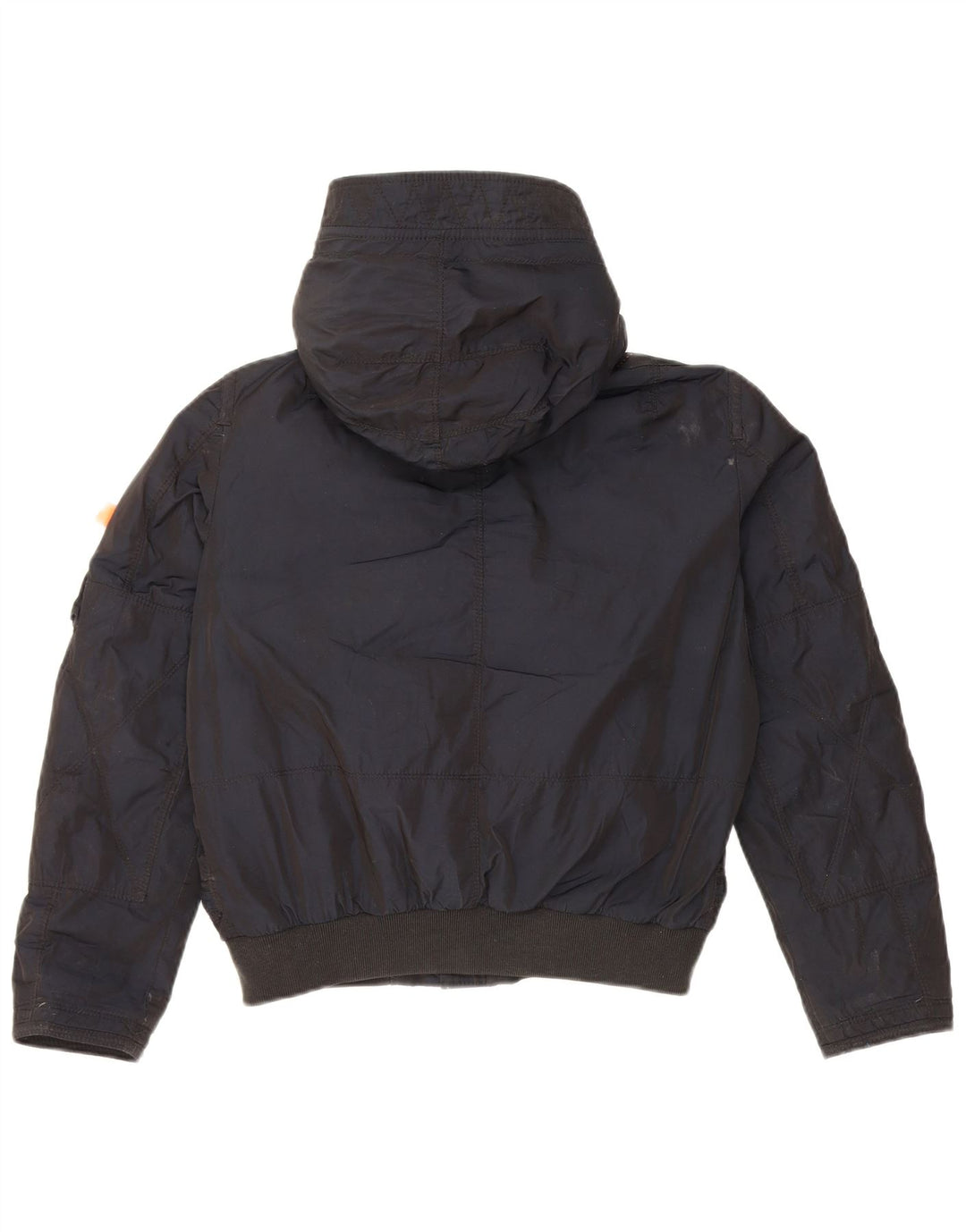 Jaqueta Parajumpers Meninos Acolchoada com Capuz 11-12 Anos Pequeno Poliéster Azul Marinho