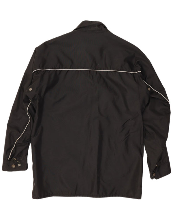 Belstaff Mens Racer Jacket UK 38 Médio Preto Nylon