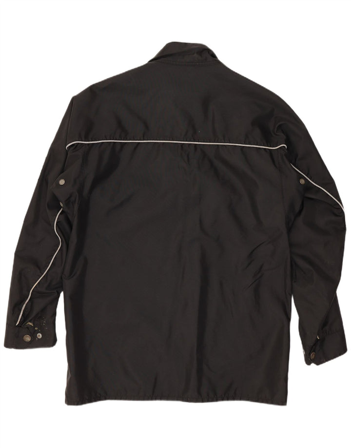 Belstaff Mens Racer Jacket UK 38 Médio Preto Nylon
