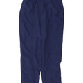 Calça de treino feminina Reebok UK 12 poliéster azul marinho médio