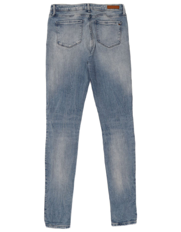 Tommy Hilfiger Feminino Como Skinny Jeans W29 L32 Azul Algodão