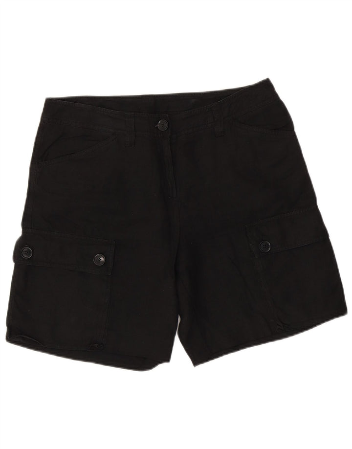 Shorts cargo masculino Cerruti 1881 W32 linho preto médio