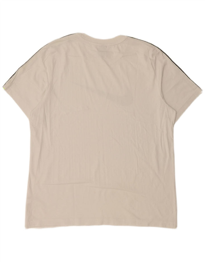Camiseta gráfica masculina Nike Top XL branco colorblock