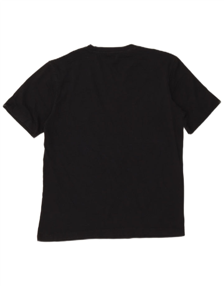 Calvin Klein Jeans Camiseta masculina gráfica Top Médio Preto