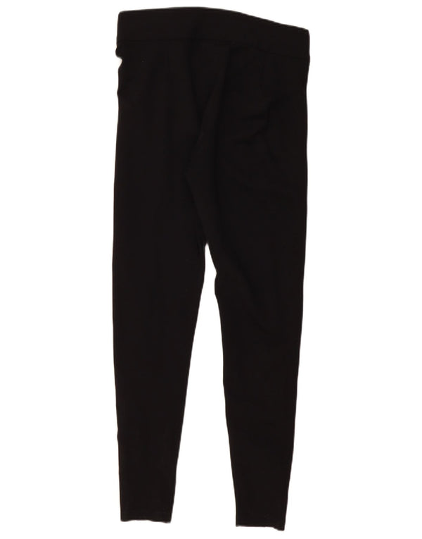 Leggings femininos Marks & Spencer Reino Unido 12 viscose preta média