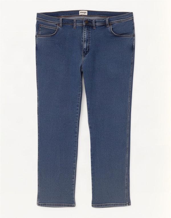 Wrangler Masculino Texas Straight Jeans W44 L32 Azul