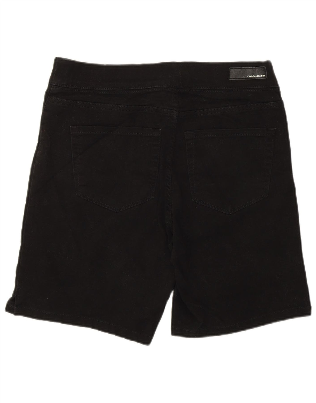Shorts jeans feminino Dkny médio W30 algodão preto