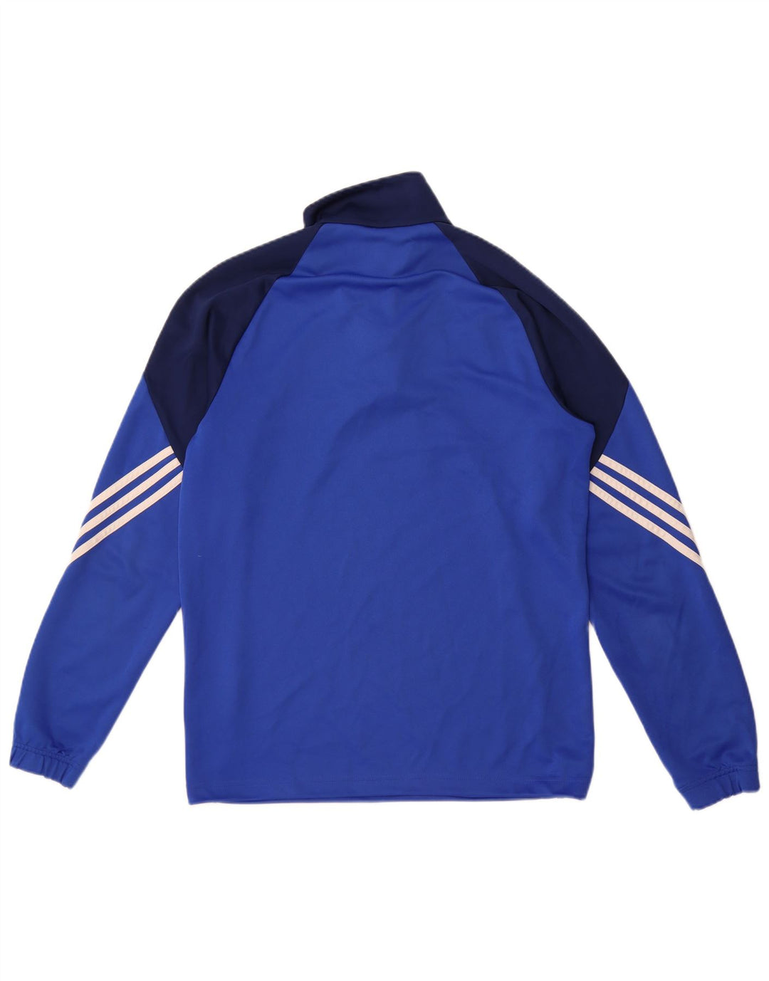 Adidas Mens Climalite Pullover Treino Top Médio Azul Colourblock