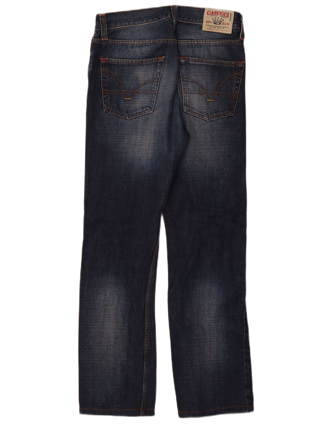 Casucci Calça Jeans Reta Masculina W32 L31 Azul Algodão