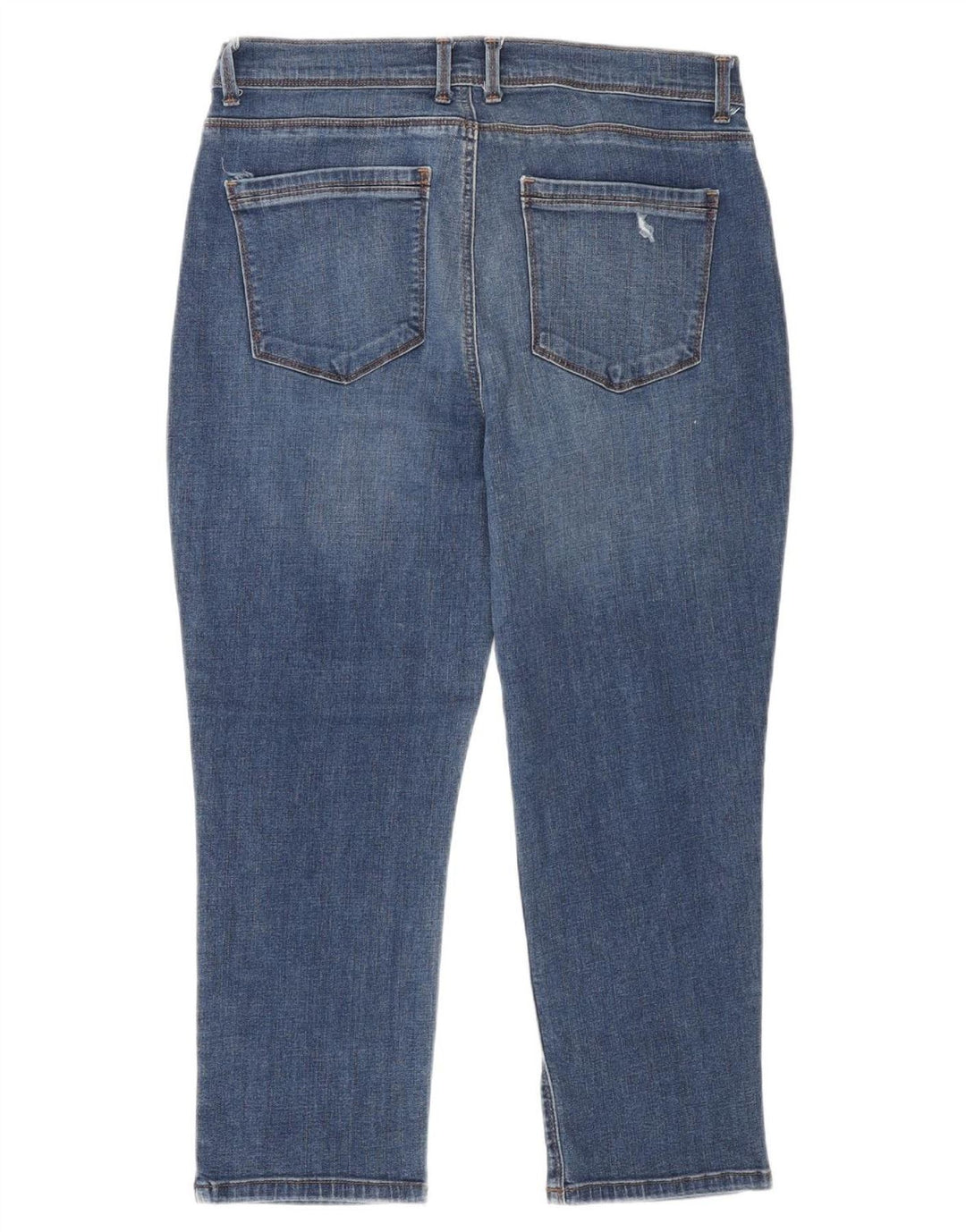 Lee Womens Capri Jeans US 10 Grande W30 L23 Azul Algodão