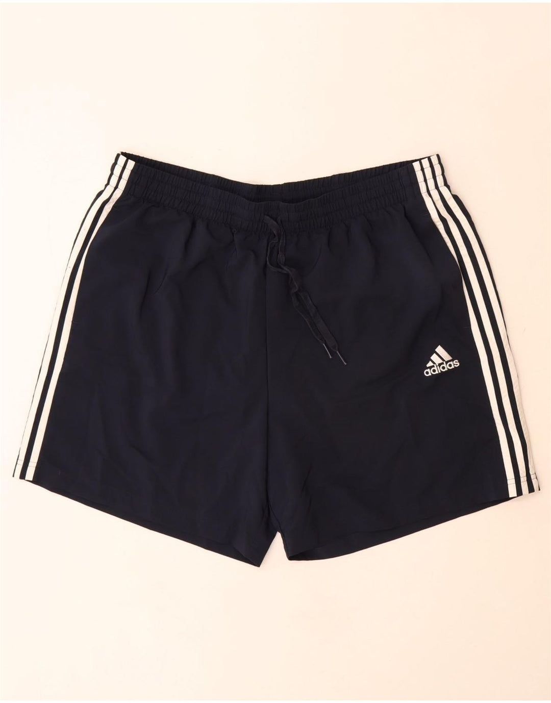 Shorts esportivos masculinos Adidas 2XL poliéster azul marinho