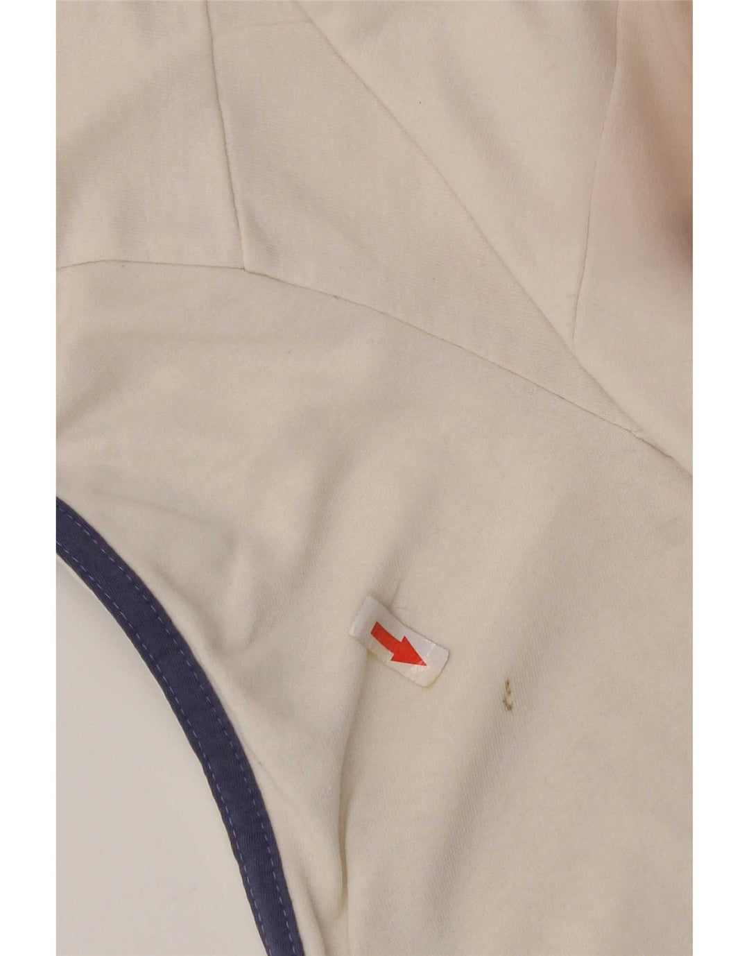 Adidas Womens Tracksuit Top Jacket Pequeno Algodão Branco