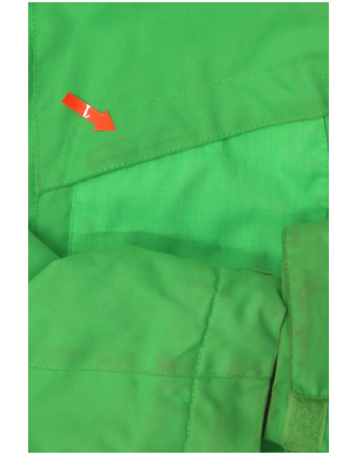 Jaqueta corta-vento Quiksilver Boys 11-12 anos verde médio Colourblock