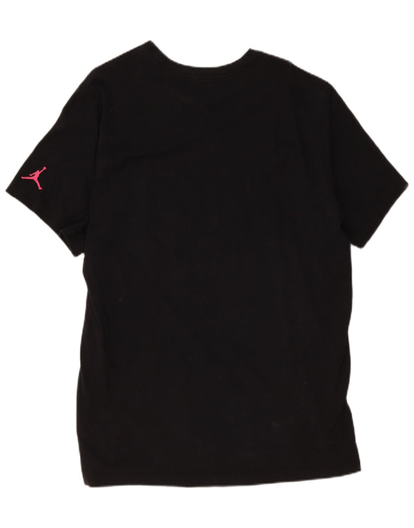 Camiseta Jordan masculina gráfica Top XL algodão preto