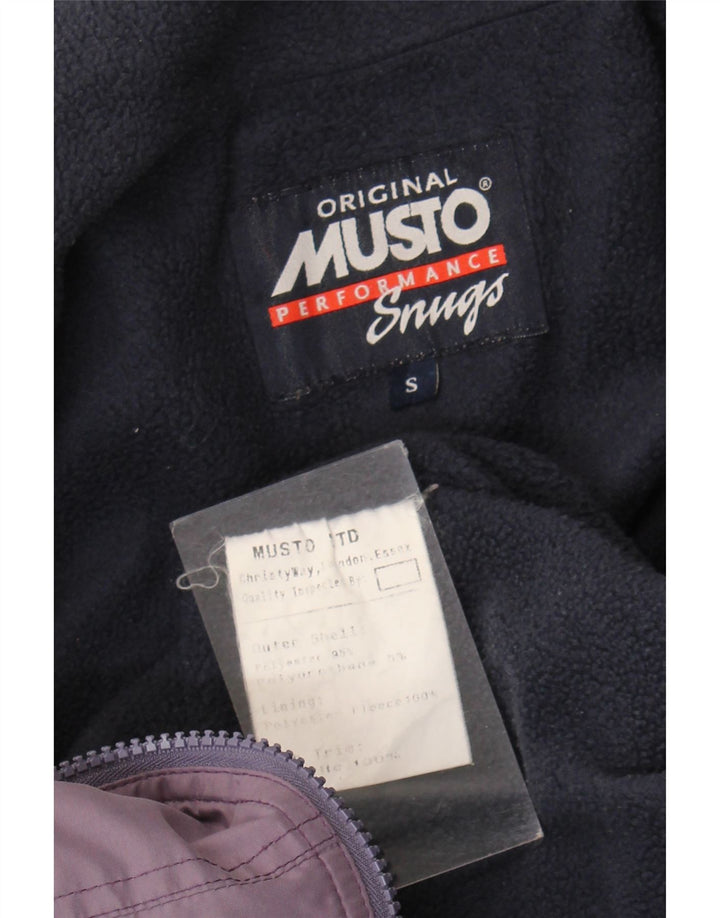Jaqueta bomber masculina Musto Reino Unido 36 poliéster roxo pequeno